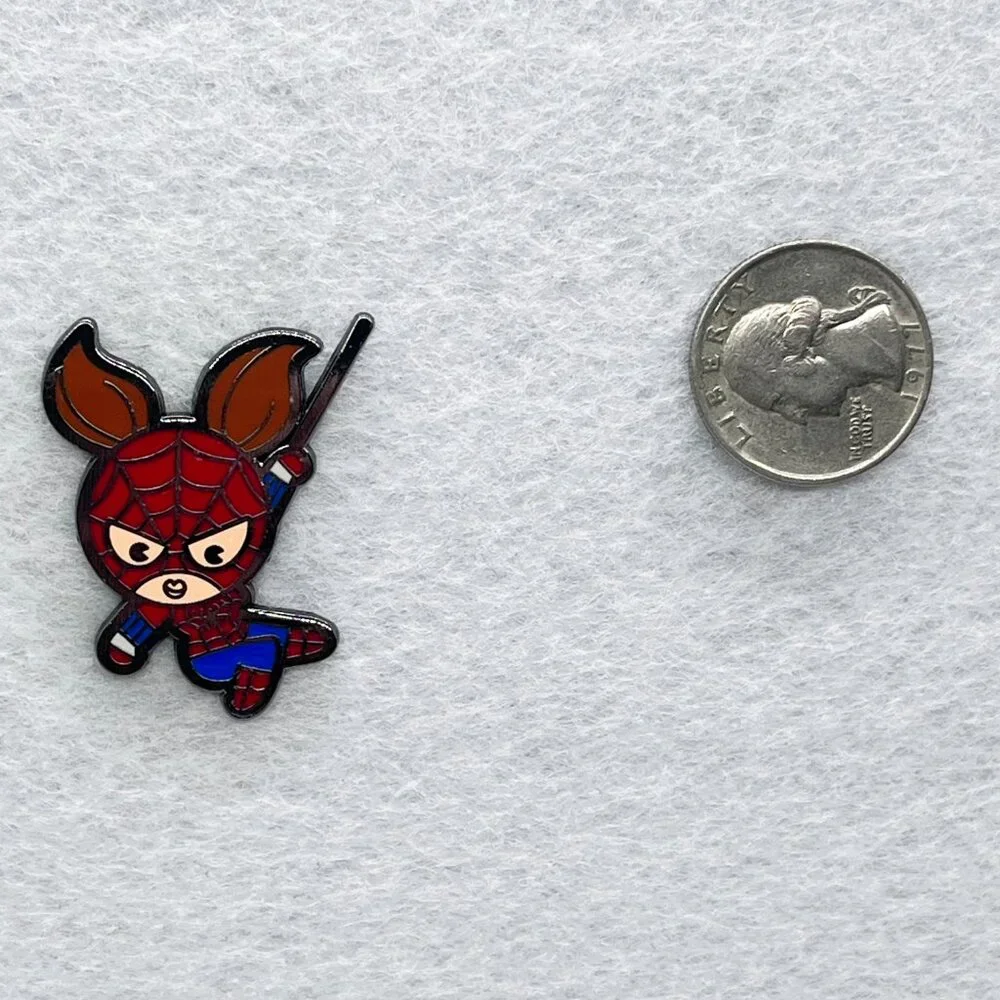 🔮 5/$25 Disney Marvel‎ Kawaii Art Spider Girl Pin